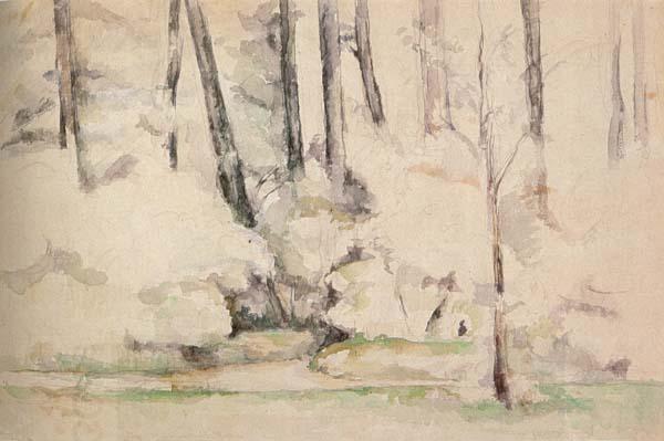 Paul Cezanne Sous-bois